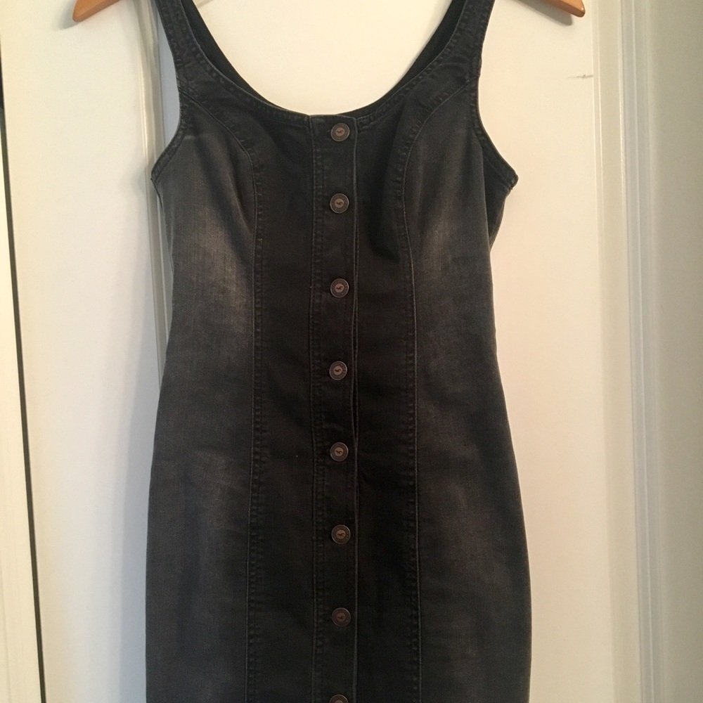 Hollister bodycon jean dress